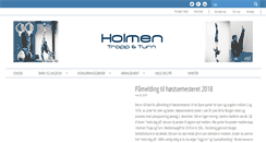 Desktop Screenshot of holmenturn.no